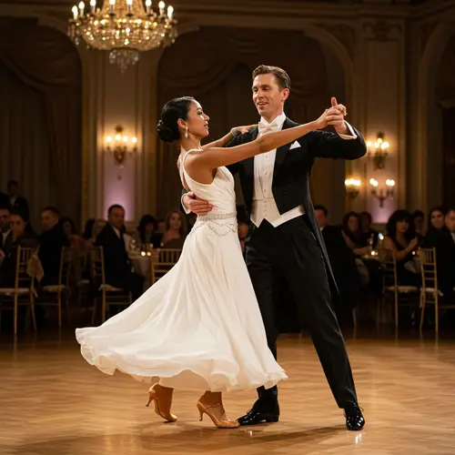 Elegant Waltz: A Captivating Dance Moment