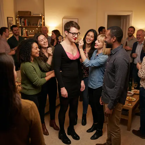 Glamorous Transformation: Male to Female Dressing