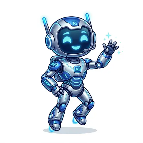 Modern Friendly Chatbot Image for Websites