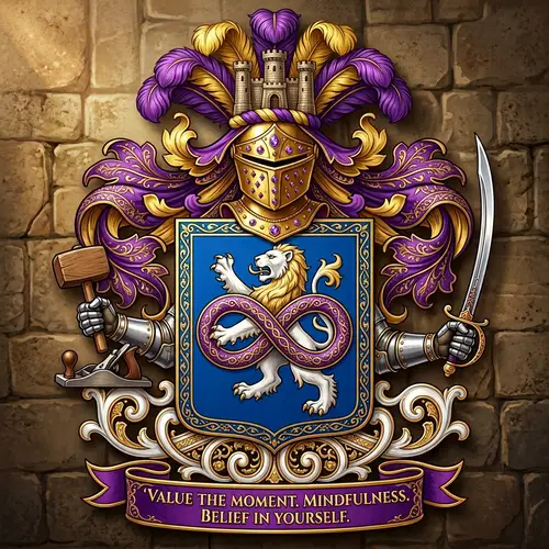 Family Coat of Arms: Wisdom, Strength & Prosperity