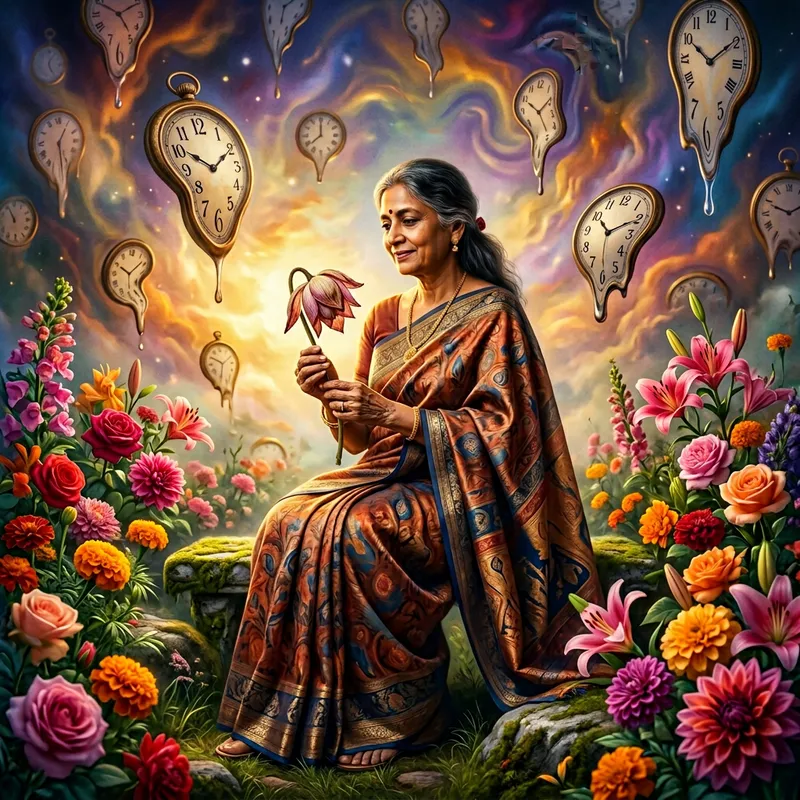 Surreal Menopause Art: Portrayal of Transition and Symbolism