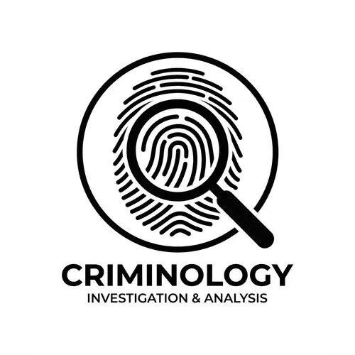 Minimalistic Criminology Logo Design