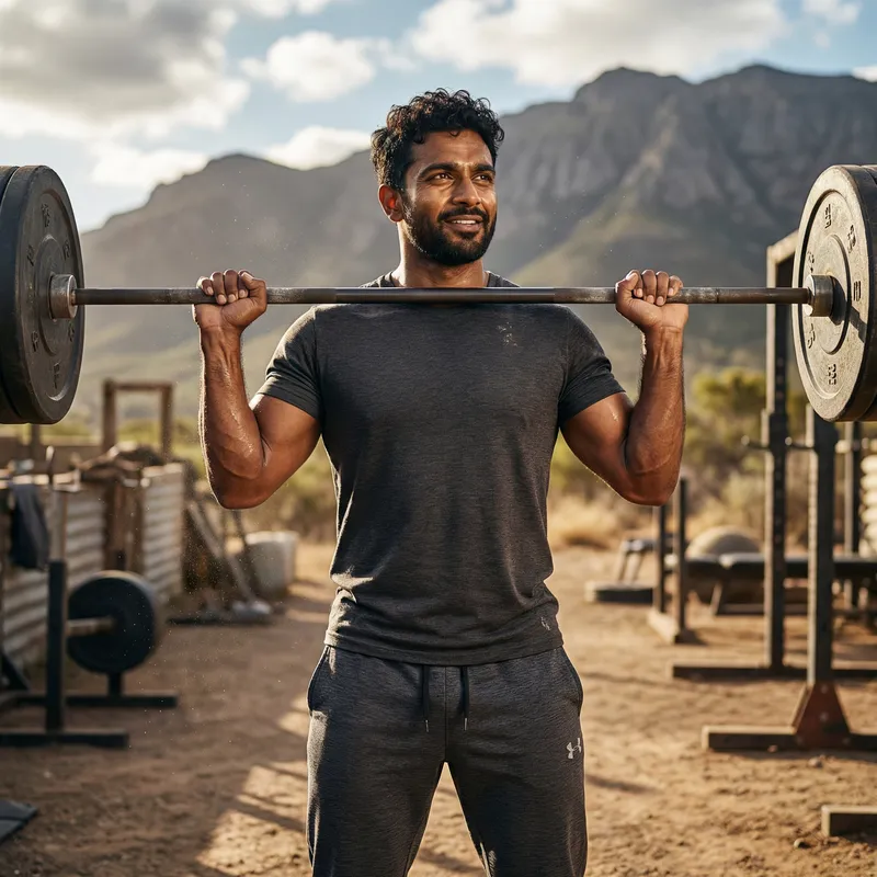 Strong Man Pursuing Success in Life | Determination & Triumph