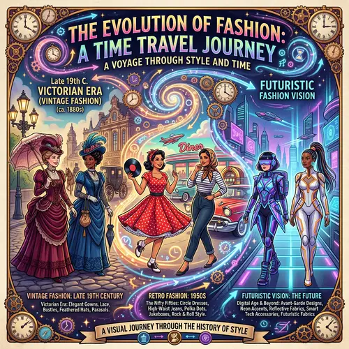 Time Travel in Fashion: Vintage to Retro to Futuristic Trends