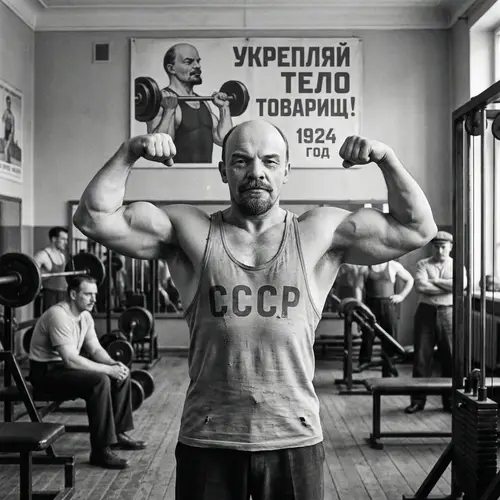 Lenin's Fitness Transformation: Pumping Iron