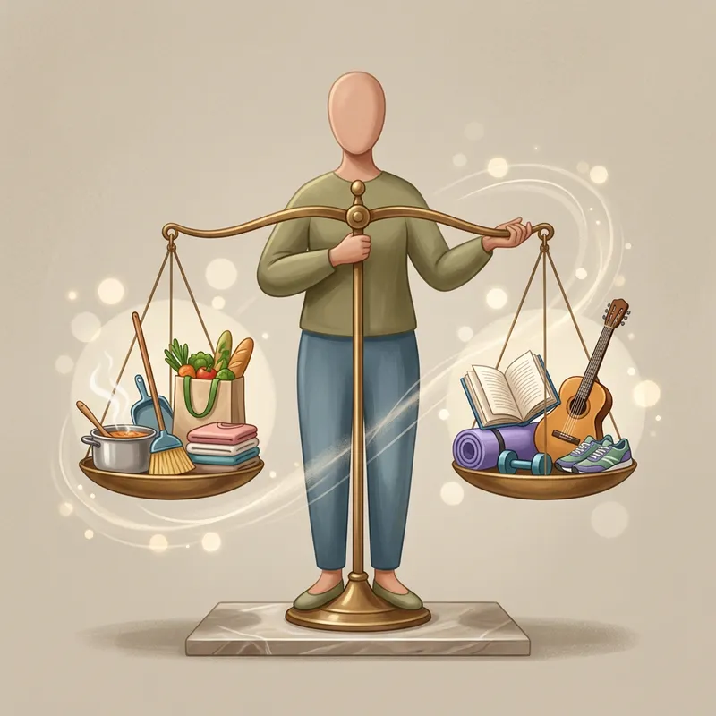 Balancing Household Chores and Personal Time: Tips & Symbols