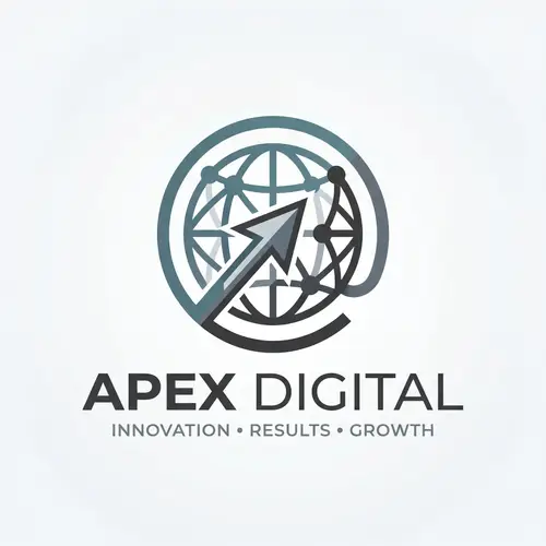 Faceless Digital Marketing Logo | Neutral Aesthetic Design