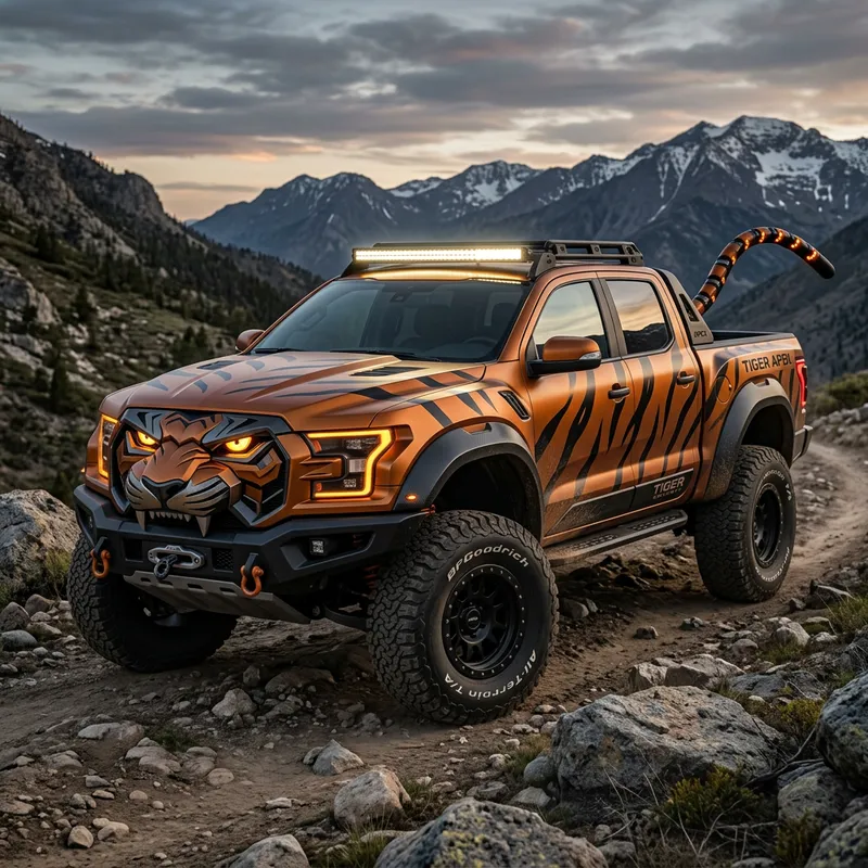 Concept Offroad Tiger Truck | Rugged Design & Striking Features