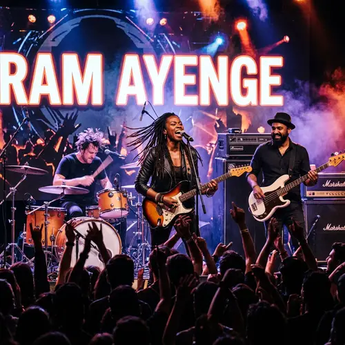Live Performance by Diverse Three-Piece Rock Band | Ram Ayenge