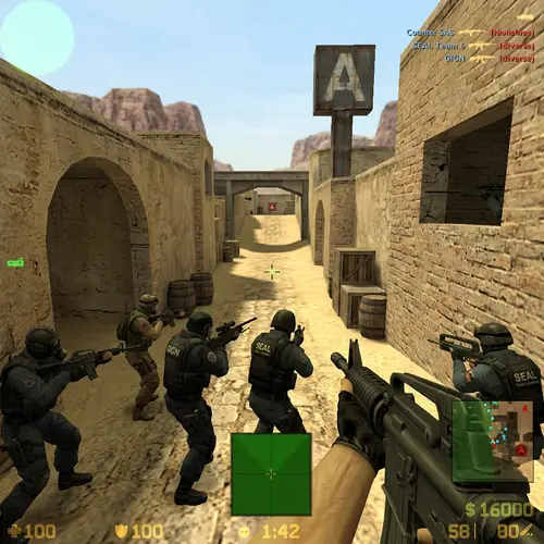 Explore Dust Map in Counter Strike 1.6 - Intense FPS Gameplay