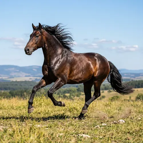 Formidable Horse Running in HD 4K | Majestic Display of Strength