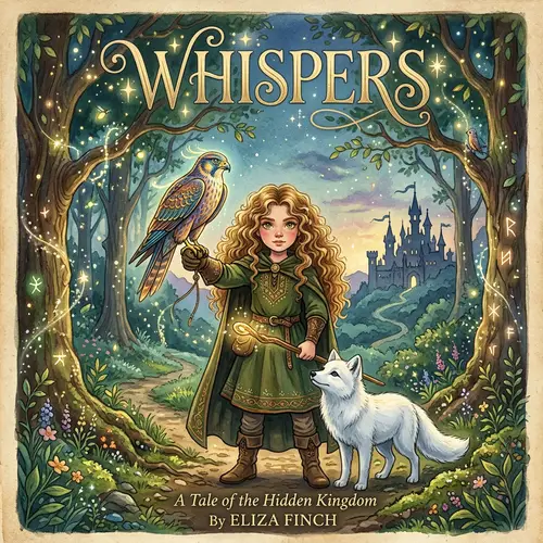 Whispers: Enchanting Children's Book Cover Art