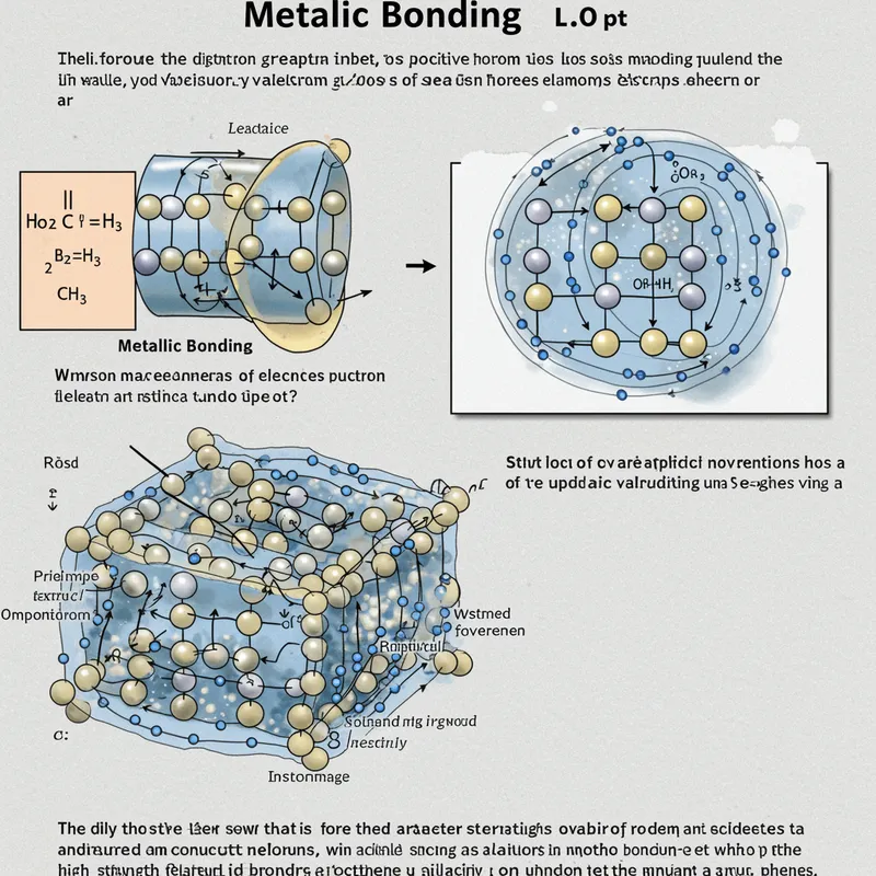 Graphical Explanation of Metallic Bonding