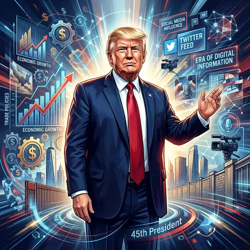 NFT Art of 45th President Donald Trump