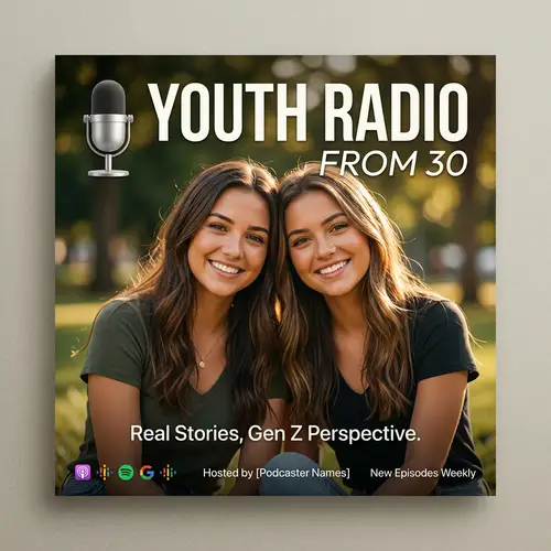 30s Youth Radio Podcast Cover Design