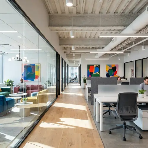 Modern Office Interior Design with Sleek Aesthetic