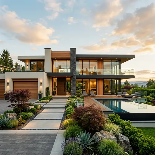 Stunning Modern Luxury Home Exterior Design