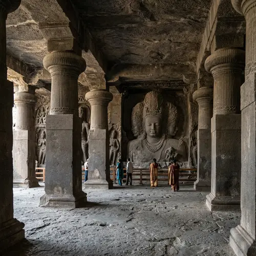 Explore Elephanta Caves: Ancient Rock-Cut Temples & Lord Shiva Sculpture