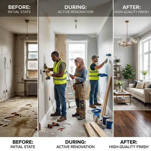 Apartment Renovation Timeline: From Old to Glamorous in 3 Stages