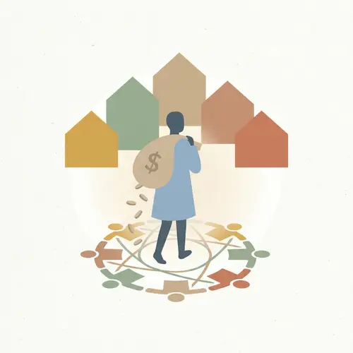 Financial Success in Community Setting | Prosperity Symbol