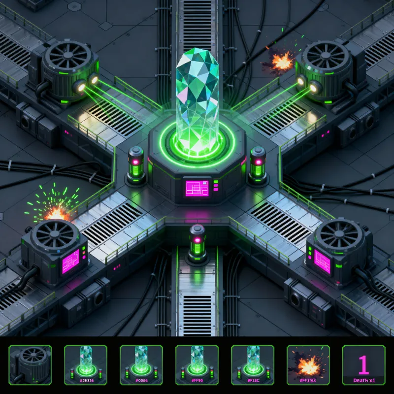 Ciberpunk Industry Building Overview