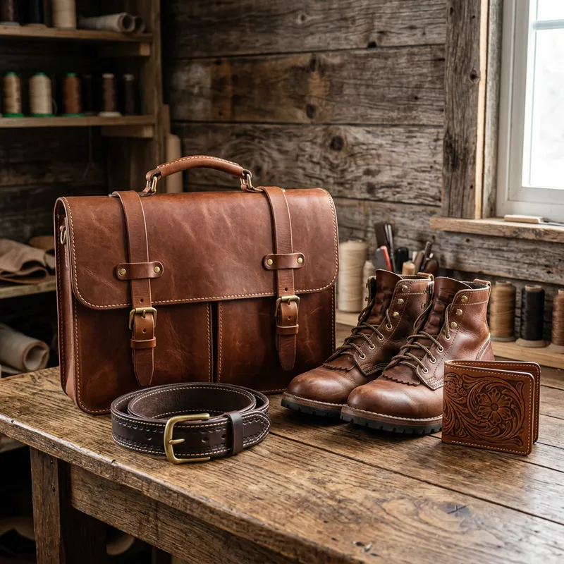 Handmade Leather Goods | Artisanal Natural Leather Creations