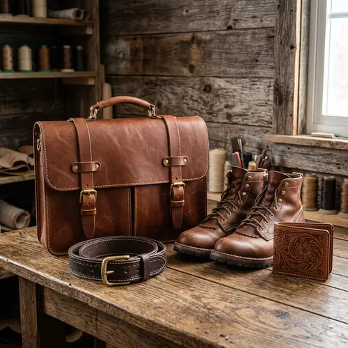 Handmade Leather Goods | Exquisite Crafts in Genuine Leather