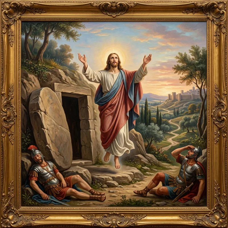 Jesus Rising from the Tomb: Renaissance Era Imagery