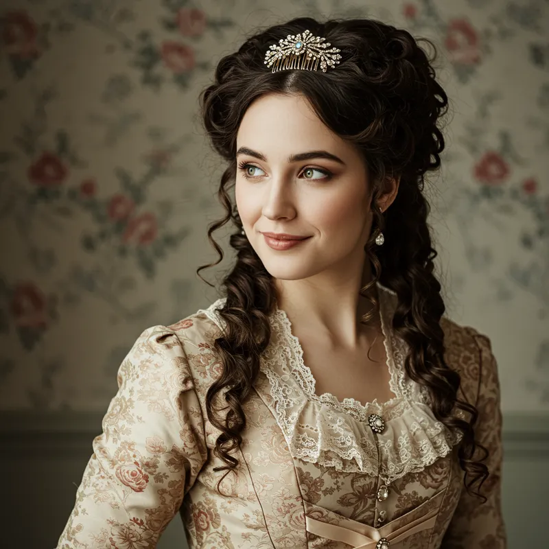 Victorian Beautiful Lady