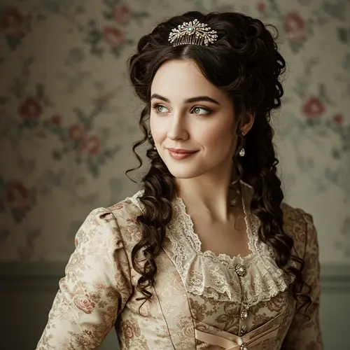 Victorian Beautiful Lady