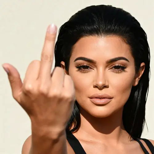 Flip Off Kylie Janner - Bold Statement Art