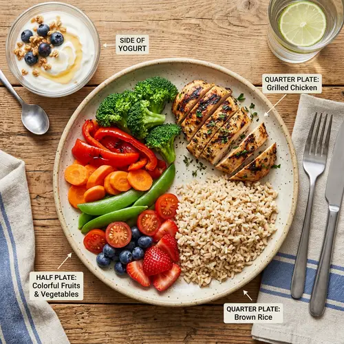 Healthy Balanced Plate Ideas for Teens
