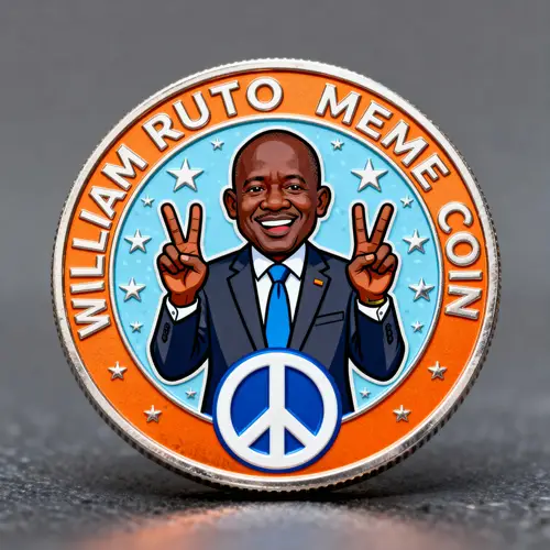 William Ruto Meme Coin - Peace Sign