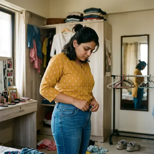 Indian Model's Journey with Extreme Weight Gain