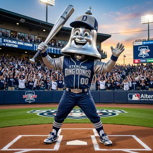 Sterling Ding Dongs Baseball Team Mascot