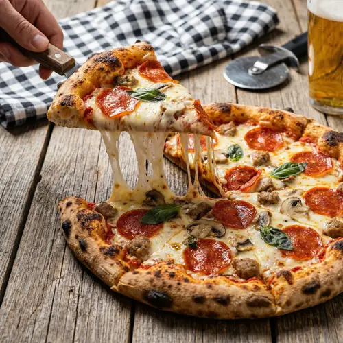 3D Pizza - Delicious Fresh Slice Ready To Be Served