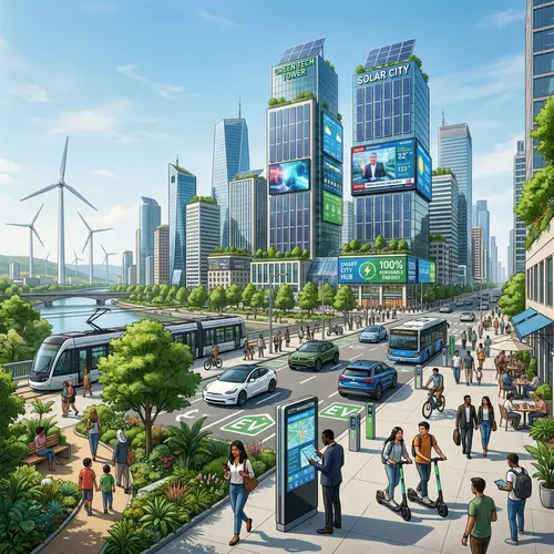 Modern World Representation with Sustainable Technology