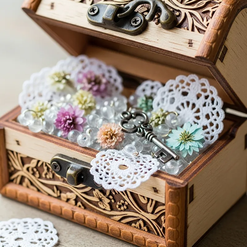 Small Chest with Discreet Decorations