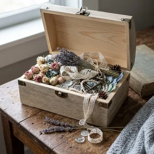 Small Chest with Discreet Decorations