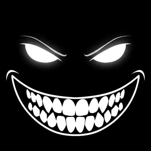 Venom's Eyes and Grin: Dark Marvel Art