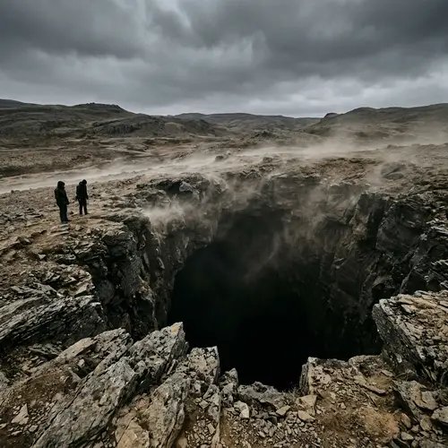 Vivid Abyss: Glimpse into Endless Depths | Serene Yet Foreboding