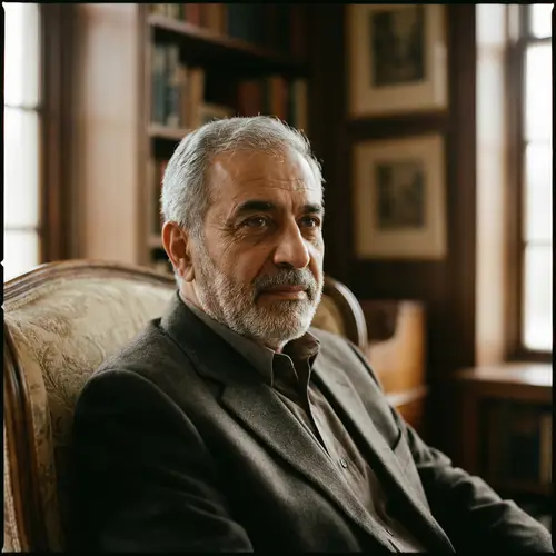 Distinguished Middle Eastern Man in 60s | Elegant Portrait