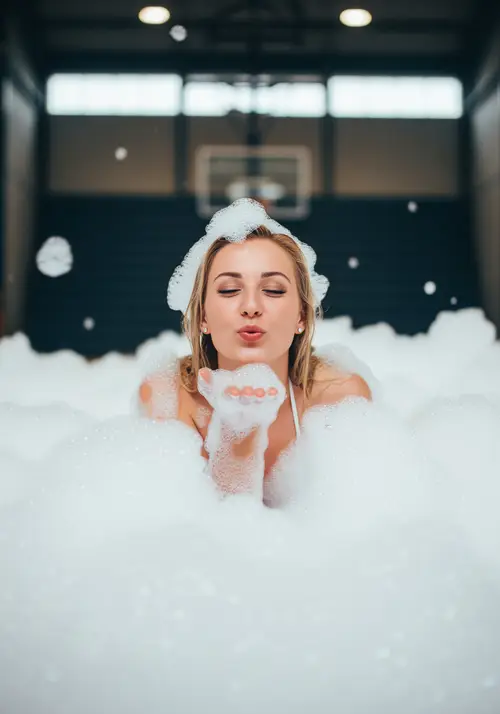 Foam Party Photoshoot: Bubbly Fun & Flirty Vibes