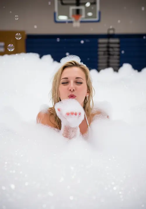 Foam Party Photoshoot: Fun & Flirty Moments