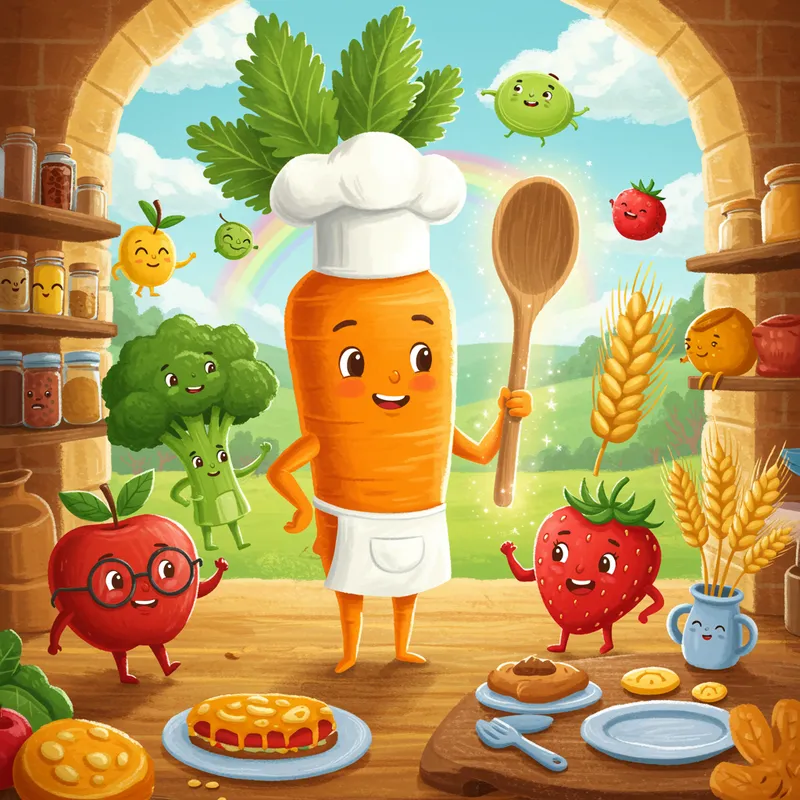 Meet Chef Carrot: Your Magical Culinary Guide!