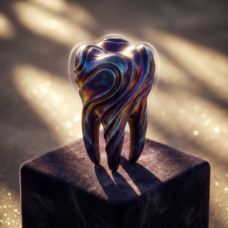 Charming Dental Implant in Seductive Pose | Unique Artwork Charming Dental Implant in Seductive Pose | Unique Artwork