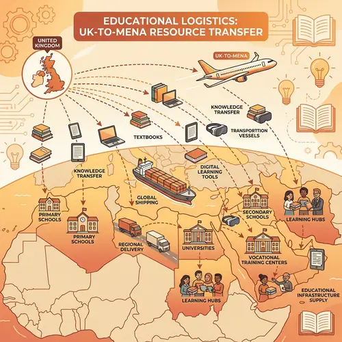 MENA Educational Logistics: UK Resource Transfer