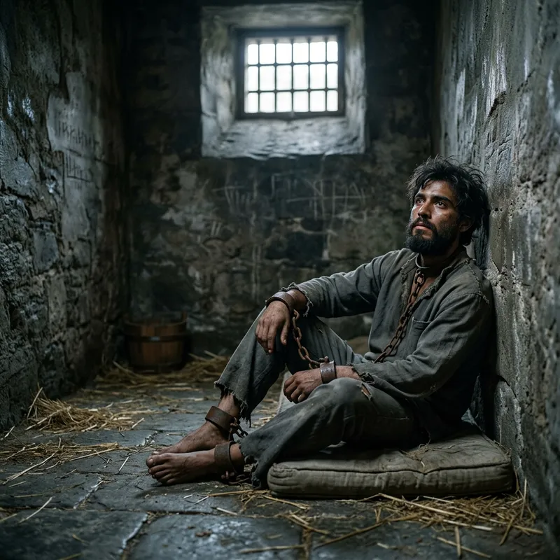 Portrait of a Young Man in Physical and Emotional Confinement