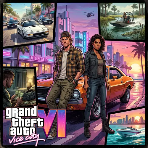 GTA 6 Artworks: Explore the Stunning Art from the Upcoming Game