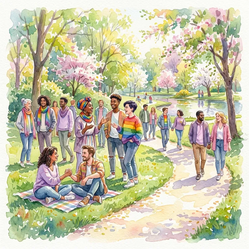 Impressionist LGBTQ+ Community Gathering